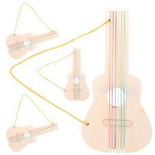  4 Sets Guitar Enfant Guitare Jouet Guitares Débutantes Pour Enfants