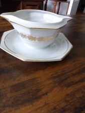 Saucière Porcelaine Pâtes et Emaux de Limoges