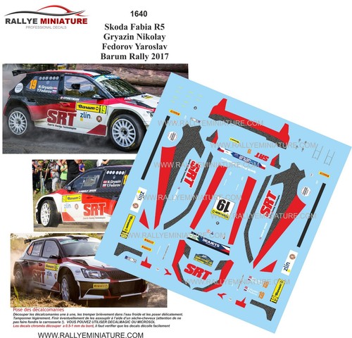 Decals ref 1640 skoda - decals,