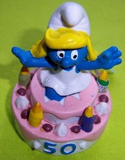  Schtroumpfette 50 ans schtroumpf  smurf pitufo puffo puffi schlumpf bougies TR