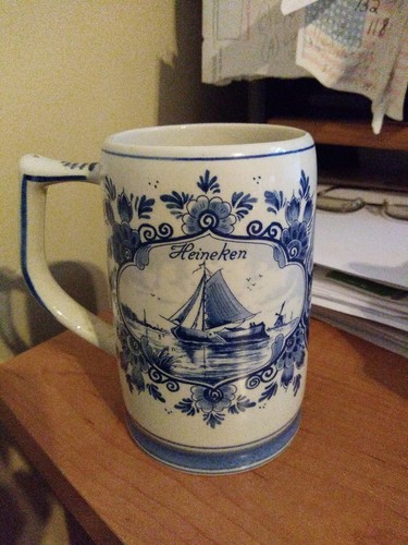 Heineken beer delft blue - beer,