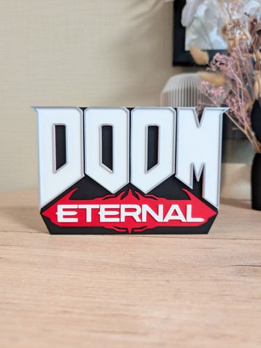Logo doom eternal - 3d, –