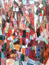 huile sur toile/abstrait