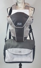 Chicco Diaper Bag Gray Black &