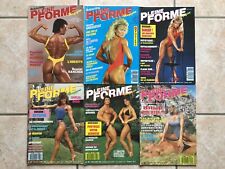 PLEINE FORME 6 Revues No 74, 81, 86, 87, 88, 89 Musculation Vintage 80s