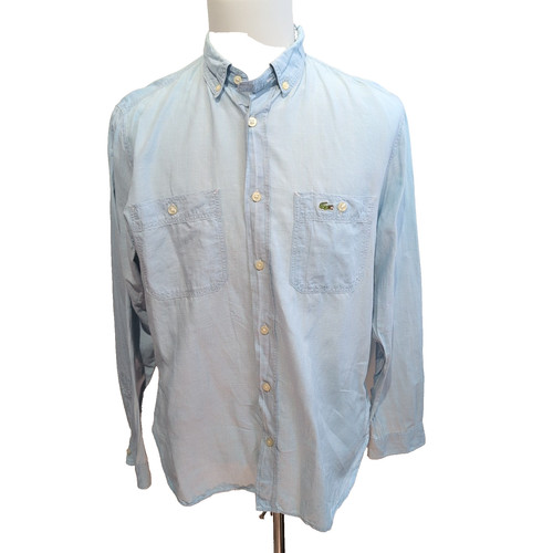 Chemise lacoste bleue - lacoste, regular