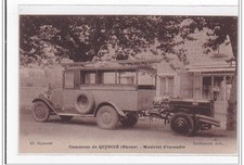 QUINCIE : matériel d'incendie - tres bon etat