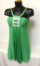 Superbe Robe de Soirée UGO ZALDI, Soie émeraude, Taille 36, TBE