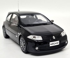 Otto 1/18 Renault Megane 2 RS Phase 2 Black 2005 + Decals Resin Scale Model Car