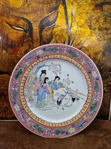 Assiette porcelaine chinoise - assiette,