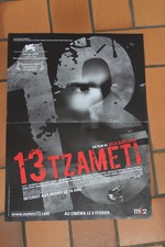 Affiche originale film 13 TZAMETI  53x39 Poster - Babluani -   Recoing - Bongard