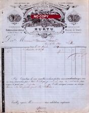 Document du 11/04/1884 HURTU Machines à coudre - Paris 75
