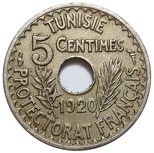 Tunisie 5 centimes - 🇹🇳,
