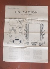 PLAN  ANCIEN CAMION pour