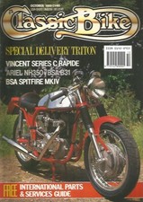CLASSIC BIKE N°142 SPECIAL DELIVERY TRITON / VINCENT SERIES C RAPIDE / ARIEL