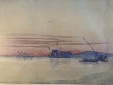 Tres Beau Dessin Aquarelle