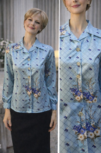 Chemisier vintage femme - , à
