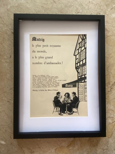 Cadre publicité vintage - ◕,