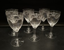 6 verres à Vin en Cristal de