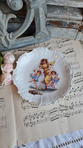 Ancienne assiette porcelaine - ancienne,