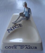 vide - poche, art déco, Porcelaine, Souvenir de la Côte d'Azur , Nice