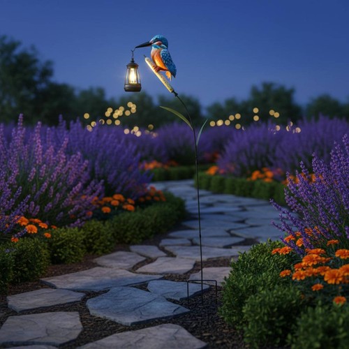 Lampe oiseau solaire - lampe,