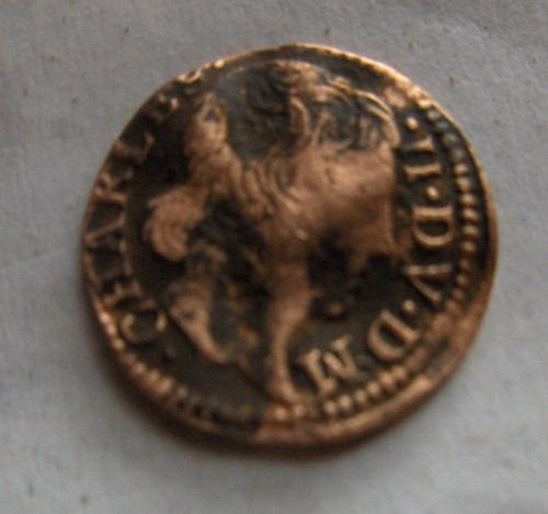 Denier tournois charles ii - -charles,