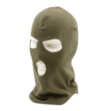 Cagoule en fibres polaire kaki