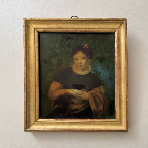 Portrait jeune fille - jeune, xviiie