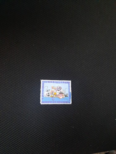 Feuille diddl timbre post - feuille,