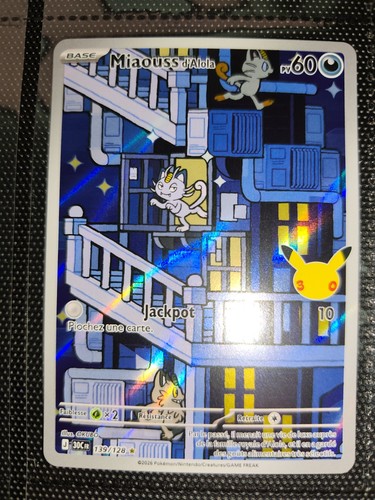 Carte pokémon miaouss - carte,