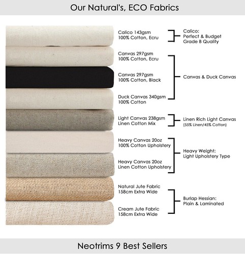 100 toile naturelle - 100%, &