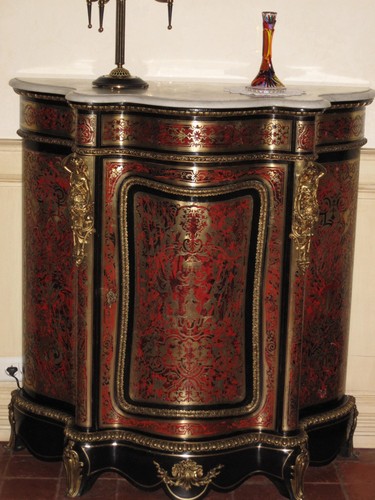 Meuble appui marqueterie - meuble,