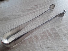 Ancienne pince à sucre en métal argenté. Poinçon A.BOULENGER