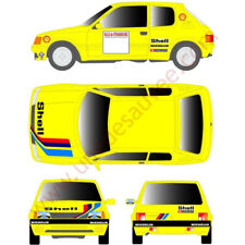 AUTOCOLLANTS STICKERS PEUGEOT 205 RALLYE DOENLEN KIT COMPLET
