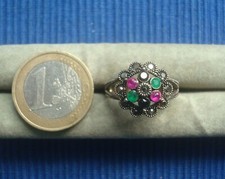 B33 Jolie Bague sertie Argent