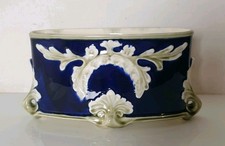 cache pot jardiniere barbotine gustave de bruyn lille fives art deco nouveau