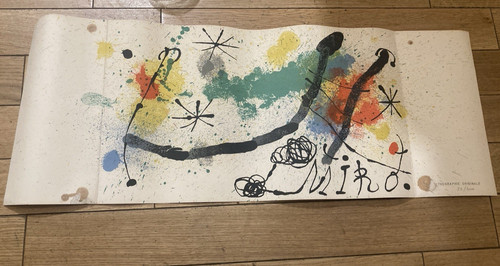 Joan miro lithographie - miro,
