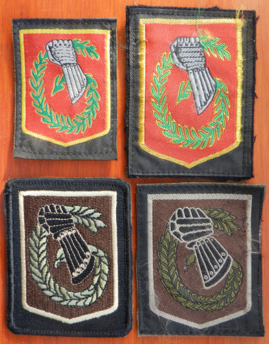 Lot insignes tissus - de,