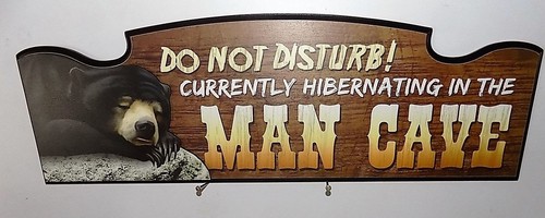Mane cave sign not disturb - mane,
