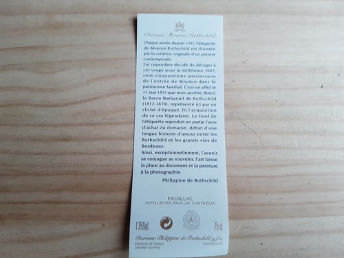 Contre étiquette vin chateau - contre,
