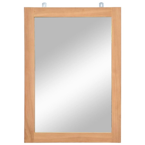 Miroir mural teck massif salle - teck,