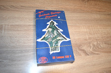 Ancienne Guirlande Électrique pour sapin de Noël 20 lampes clignotantes