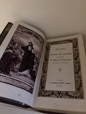 Ancien livre religieux, Missel des Saints de France