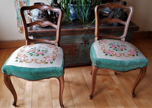 Paire chaise style louis - style,
