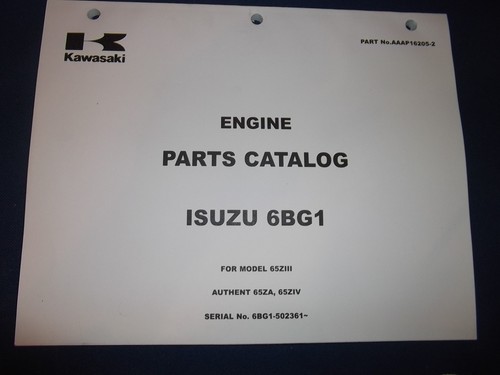 Kawasaki 65ziii chargeuse - kawasaki,