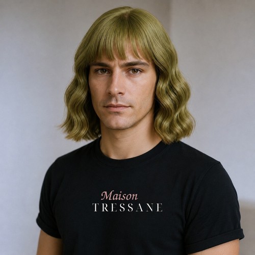 Perruque homme vert - homme,