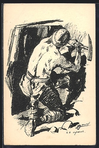 Mineur dans une - , galerie