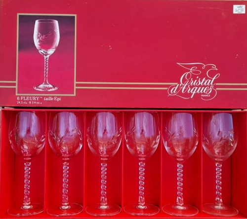 Cristal arques verres - 6, a