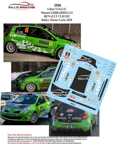 Decals ref 2086 renault - ref,